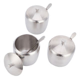 304 Stainless Steel Condiment Pot Spice Container Salt Sugar Box Storage Spice Rack Set In Australia - Darrahopens