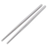 1 Pair Chopsticks 304 Stainless Steel Chopsticks Tableware Cutlery Kitchen Accessory 17.5cm