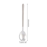 Food Spoon Portable 304 Stainless Steel Spoon Tableware Cutlery for Home Kitchen Use