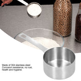 304 Stainless Steel Measuring Cup Kitchen Baking Measuring Spoon with Scale Cooking Accessories1/4cup