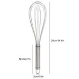 Manual Egg Mixer 304 Stainless Steel 7 Wire Egg Beater Mixing Tool Kitchen Baking Gadgets