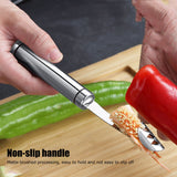 Stainless Steel Pepper Corer Fruit Vegetable Core Remover Tools Household Kitchen Gadgets