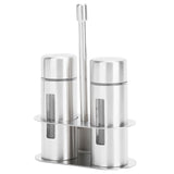 Stainless Steel Condiment Seasoning Container Pots Set with Spice Rack for Dining Room Supplies In Australia - Darrahopens