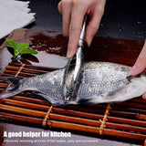 Fish Scaler Stainless Steel Fish Scraper Fish Scale Remover Scraping Removing Tool Kitchen Tool