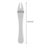 Fruit Fork 304 Stainless Steel Lovely Mini Dessert Fork for Cake Party Restaurant HotelStainless Steel Color 1Pc