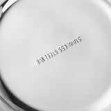 304 Stainless Steel Sugar Bowl with Lip Spoon Home Kitchen Salt Pepper Spices Bowl