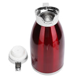 2L Thermal Jug DoubleWall Stainless Steel Vacuum Insulation Kettle for Coffee Tea(Red ) In Australia - Darrahopens