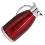 2L Thermal Jug DoubleWall Stainless Steel Vacuum Insulation Kettle for Coffee Tea(Red ) In Australia - Darrahopens