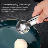 304 Stainless Steel Spoon Ice Cream Fruit Ball Scoop Cutlery Kitchen Tool Accessory