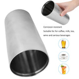 Coffee Mug Portable 304 Stainless Steel Drinking Cup for Picnic Barbecue Mountain Climbing