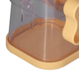 Manual Nut Chopper Effortless Easy to Clean Hand Crank Nut Grinder for Almonds Hazelnuts PecansYellow
