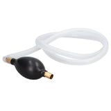 Tea Tray Drain Hand Suction Ball Pump Pipe Kit Copper Head Leakproof for 1.2cm Diameter Hose
