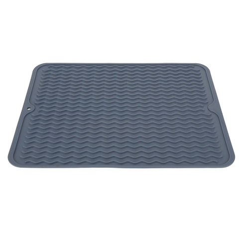 Dish Drying Mat Soft Flexible Rubber Heat Resistant Nonslip BPA Free Eco Friendly Wide Application Dish Drying PadBlue In Australia - Darrahopens