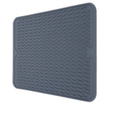 Dish Drying Mat Soft Flexible Rubber Heat Resistant Nonslip BPA Free Eco Friendly Wide Application Dish Drying PadBlue In Australia - Darrahopens