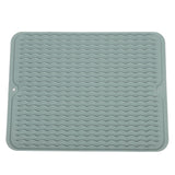 Dish Drying Mat Soft Flexible Rubber Heat Resistant Nonslip BPA Free Eco Friendly Wide Application Dish Drying PadGreen In Australia - Darrahopens