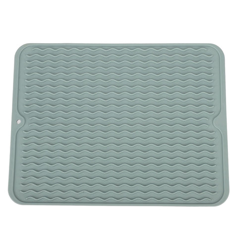 Dish Drying Mat Soft Flexible Rubber Heat Resistant Nonslip BPA Free Eco Friendly Wide Application Dish Drying PadGreen In Australia - Darrahopens