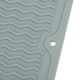 Dish Drying Mat Soft Flexible Rubber Heat Resistant Nonslip BPA Free Eco Friendly Wide Application Dish Drying PadGreen