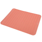 Dish Drying Mat Soft Flexible Rubber Heat Resistant Nonslip BPA Free Eco Friendly Wide Application Dish Drying PadPink In Australia - Darrahopens