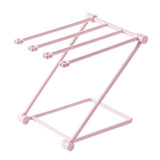 Washcloth Holder Foldable Hand Towel Holder Vertical Dish Cloth Storage Rack for KitchenBlue In Australia - Darrahopens