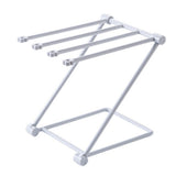 Washcloth Holder Foldable Hand Towel Holder Vertical Dish Cloth Storage Rack for KitchenGray In Australia - Darrahopens