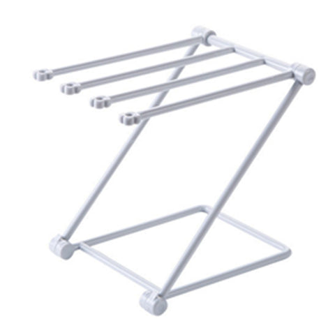 Washcloth Holder Foldable Hand Towel Holder Vertical Dish Cloth Storage Rack for KitchenGray In Australia - Darrahopens