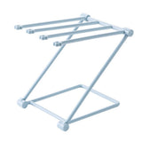 Washcloth Holder Foldable Hand Towel Holder Vertical Dish Cloth Storage Rack for KitchenGray In Australia - Darrahopens