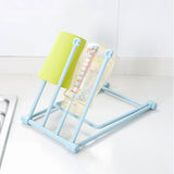 Washcloth Holder Foldable Hand Towel Holder Vertical Dish Cloth Storage Rack for KitchenGray