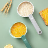 Kitchen Scoops High Capacity Multifunctional Flour Spoon for Cooking Serving Flour Rice BeansGreyish White In Australia - Darrahopens