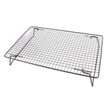 Cooling Rack Iron Bread Cookie Cake Cooling Net Oven Accessories for Dessert Coffee Shop Bakery Black In Australia - Darrahopens