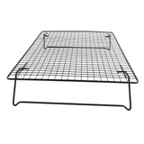 Cooling Rack Iron Bread Cookie Cake Cooling Net Oven Accessories for Dessert Coffee Shop Bakery Black In Australia - Darrahopens