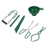 6 Pcs Canning Kit Canning Funnel Tong Bubble Popper Jar Wrench Lifter Magnetic Lid Lifter Jam Making Set In Australia - Darrahopens