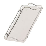 Large Rectangle Tray Stainless Steel Home Living Room Commercial Dishes Tray for Coffee Water Cups Fruit In Australia - Darrahopens
