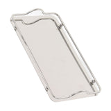 Large Rectangle Tray Stainless Steel Home Living Room Commercial Dishes Tray for Coffee Water Cups Fruit