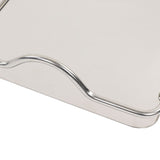 Large Rectangle Tray Stainless Steel Home Living Room Commercial Dishes Tray for Coffee Water Cups Fruit