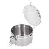 Stainless Steel Sealed Can Food Storage Container Airtight Canister for Dried Fruit Milk Powder Tea Small 900ml