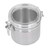 Stainless Steel Sealed Can Food Storage Container Airtight Canister for Dried Fruit Milk Powder Tea Medium 1300ml