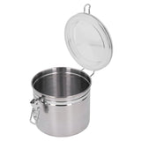 Stainless Steel Sealed Can Food Storage Container Airtight Canister for Dried Fruit Milk Powder Tea Medium 1300ml
