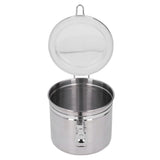 Stainless Steel Sealed Can Food Storage Container Airtight Canister for Dried Fruit Milk Powder Tea Medium 1300ml