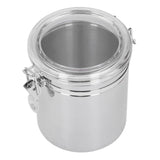 Stainless Steel Sealed Can Food Storage Container Airtight Canister for Dried Fruit Milk Powder Tea Large 1600ml