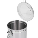 Stainless Steel Sealed Can Food Storage Container Airtight Canister for Dried Fruit Milk Powder Tea Large 1600ml