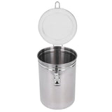 Stainless Steel Sealed Can Food Storage Container Airtight Canister for Dried Fruit Milk Powder Tea Extra Large 2100ml In Australia - Darrahopens