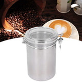 Stainless Steel Sealed Can Food Storage Container Airtight Canister for Dried Fruit Milk Powder Tea Extra Large 2100ml