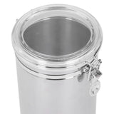 Stainless Steel Sealed Can Food Storage Container Airtight Canister for Dried Fruit Milk Powder Tea Extra Large 2100ml