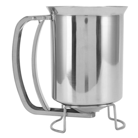 Pancake Batter Dispenser Handheld Stainless Steel Pancake Pourer for Baking Cupcakes Muffins