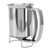 Pancake Batter Dispenser Handheld Stainless Steel Pancake Pourer for Baking Cupcakes Muffins