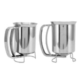 Pancake Batter Dispenser Handheld Stainless Steel Pancake Pourer for Baking Cupcakes Muffins