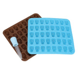 Skull Silicone Mold Ice Cube Tray Mold for Halloween Decor Dessert Chocolate 2Pcs Brown Blue In Australia - Darrahopens