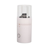 Electric Coffee Grinder USB Charge Coarse and Fine Grinding Adjustable Small Auto Coffee Beans Mill White for Home