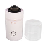 Electric Coffee Grinder USB Charge Coarse and Fine Grinding Adjustable Small Auto Coffee Beans Mill White for Home