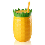 Fruit Shape Cup Double Layer Straw Cold Insulation Leakproof Plastic Cup for Summer Type3 300mL-500mL In Australia - Darrahopens
